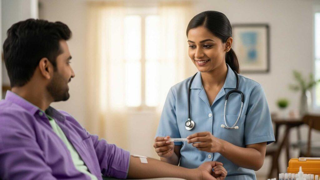 Home healthcare sample collection